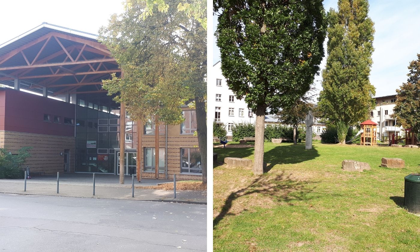 Montessori Grundschule - Spielplatz König-Baudouin-Platz