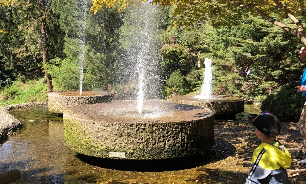 Die Drei Springbrunnen im Forstbotanischen Garten