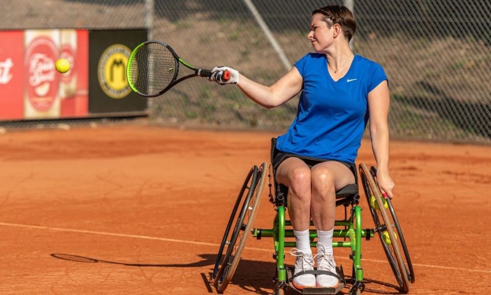 Rollstuhl-Tennisspielerin Britta Wend © Stefan Brendahl