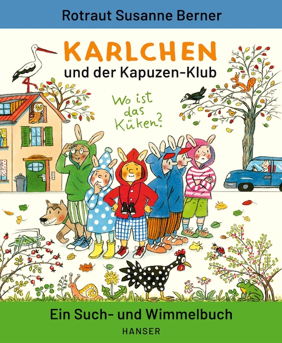 Buchcover: Karlchen und der Kapuzen-Klub © Hanser Verlag
