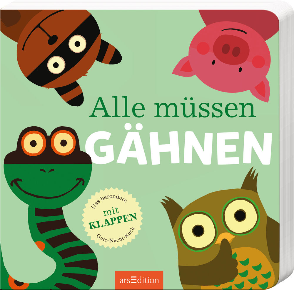 Buchcover: Alle müssen gähnen © arsEdition Verlag